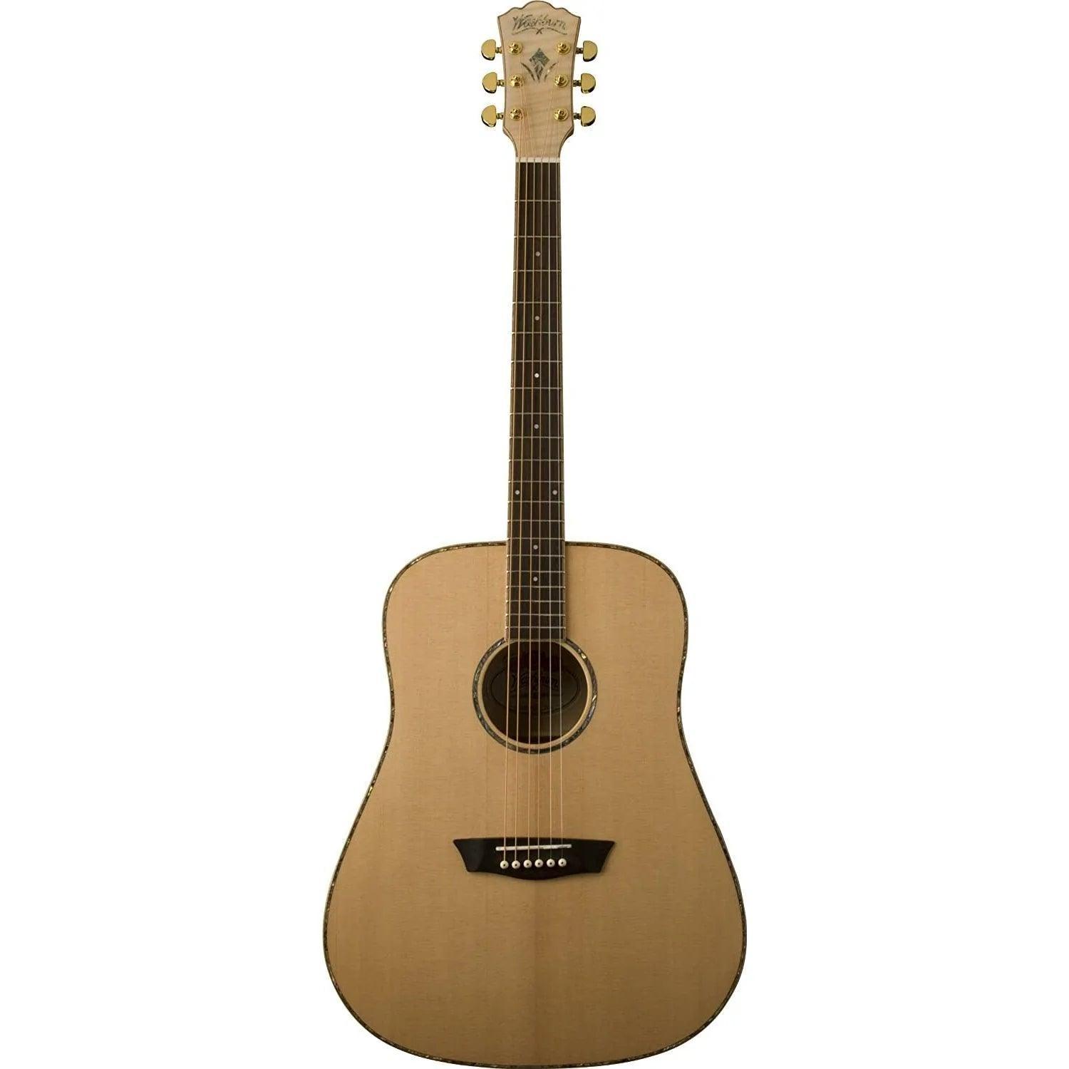 Washburn WD45 Series Acoustic Guitar - Natural - MusicMajlis