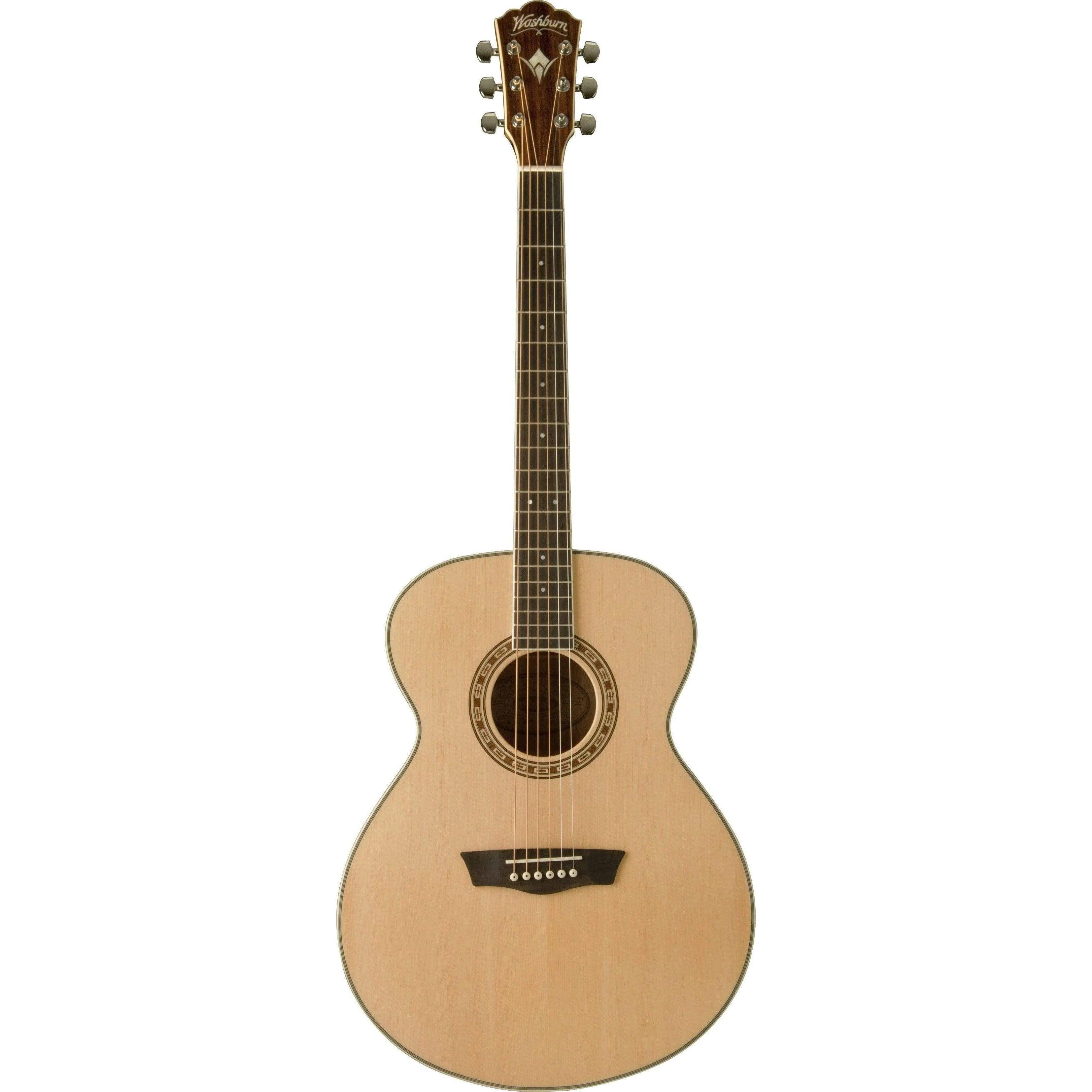 Washburn WG10S Grand Auditorium Acoustic Guitar - Natural - MusicMajlis