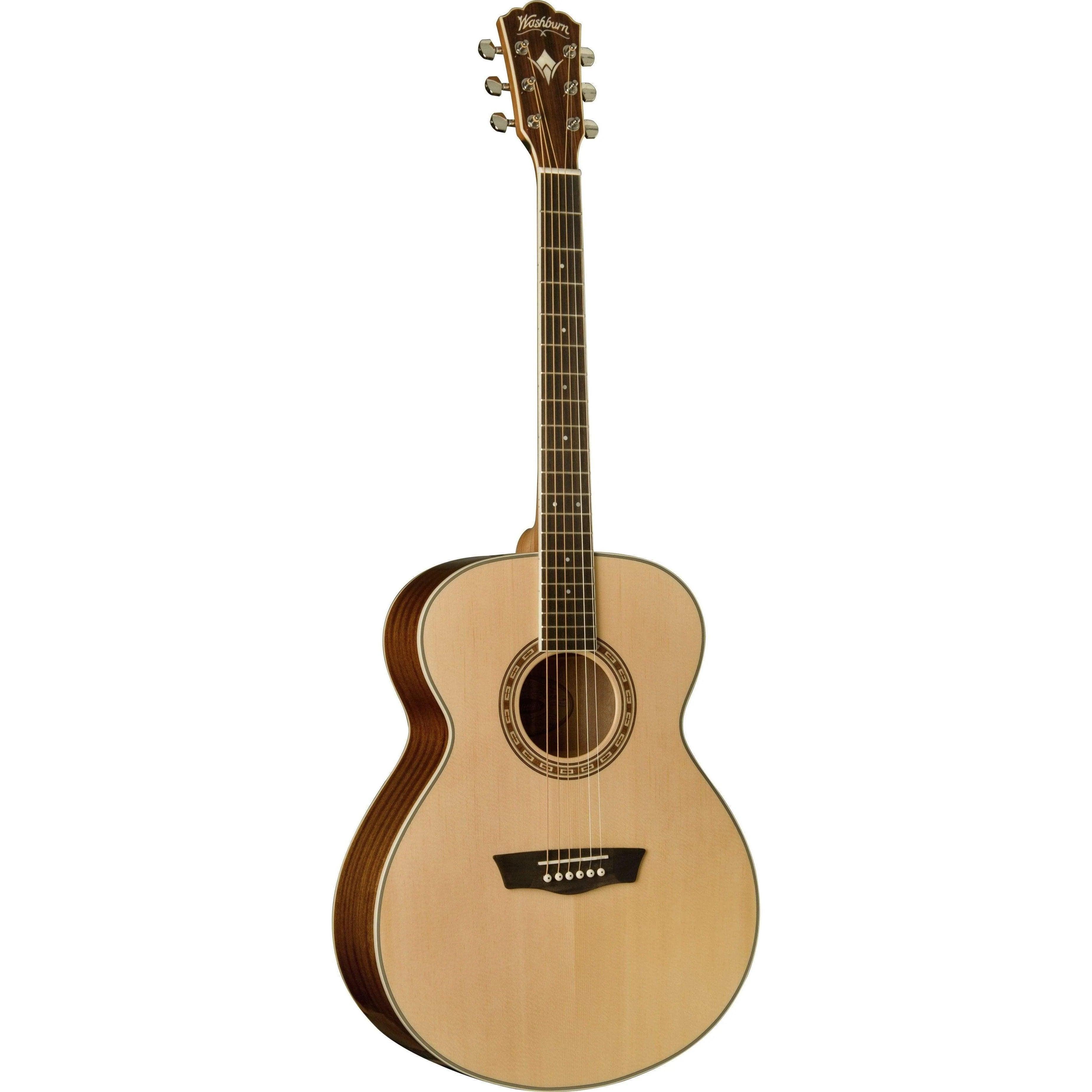 Washburn WG10S Grand Auditorium Acoustic Guitar - Natural - MusicMajlis