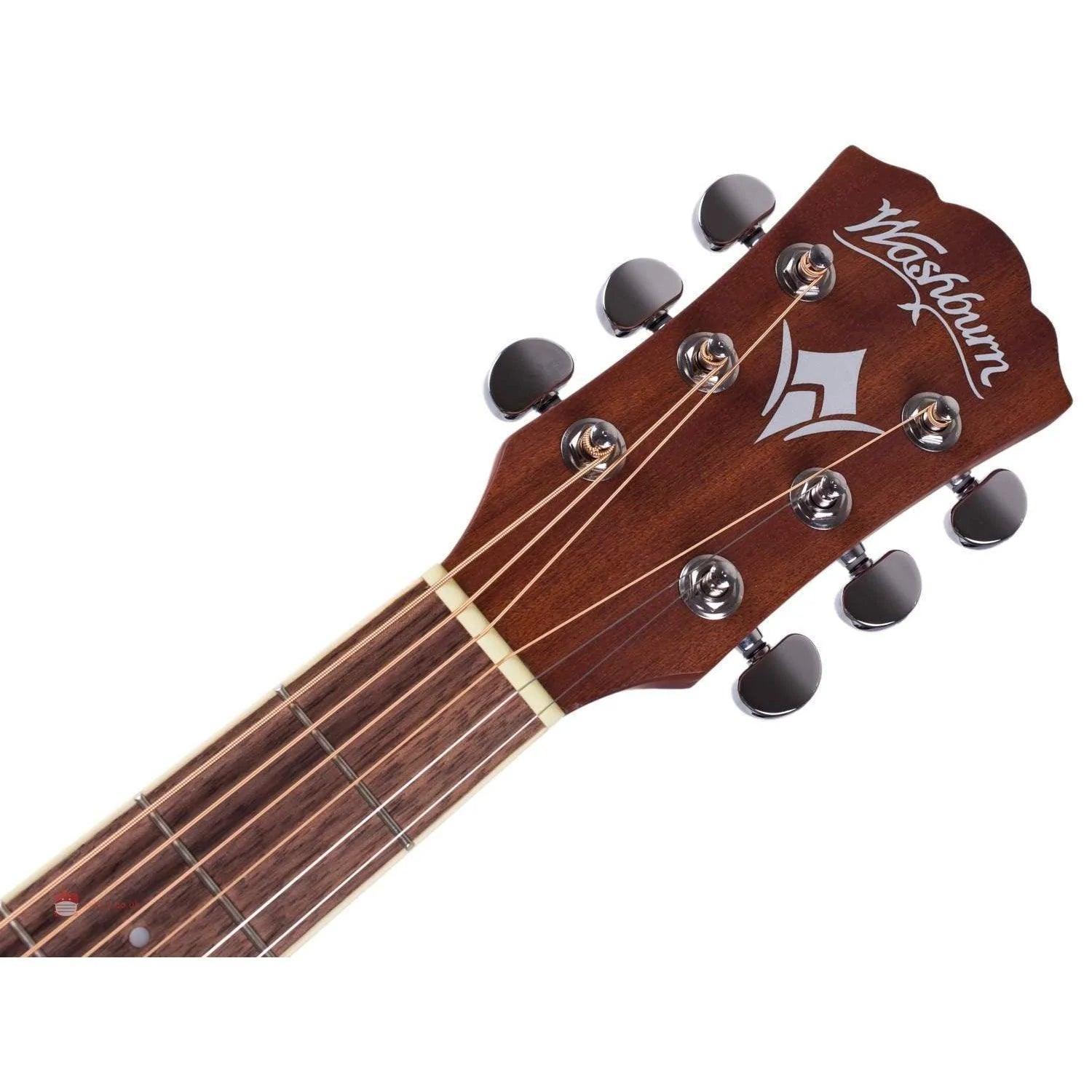 Washburn WMJ7S Mini Jumbo Semi-Acoustic Guitar - MusicMajlis