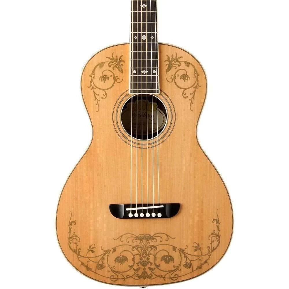 Washburn WP5234S Parlor Acoustic Guitar - Natural Satin (Discontinued) - MusicMajlis