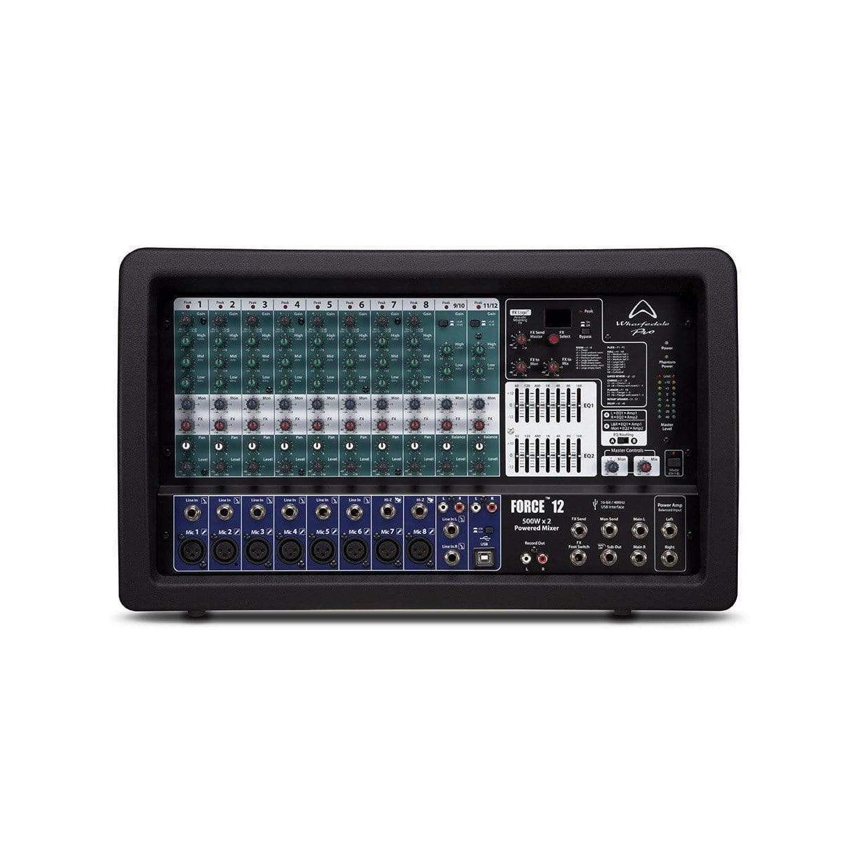 Wharfedale Force 12 Professional Powered Mixer (Discontinued) - MusicMajlis