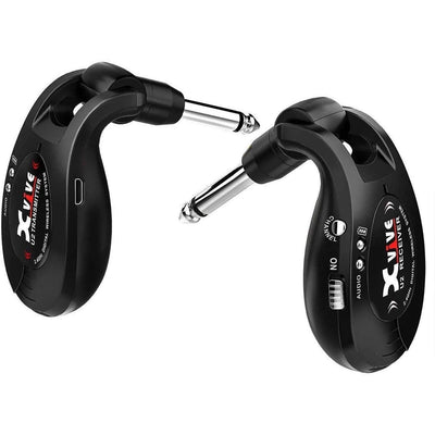 Xvive U2 Guitar Wireless System - (Black/Red/Grey/Carbon/Silver/Wooden/Blue) - MusicMajlis