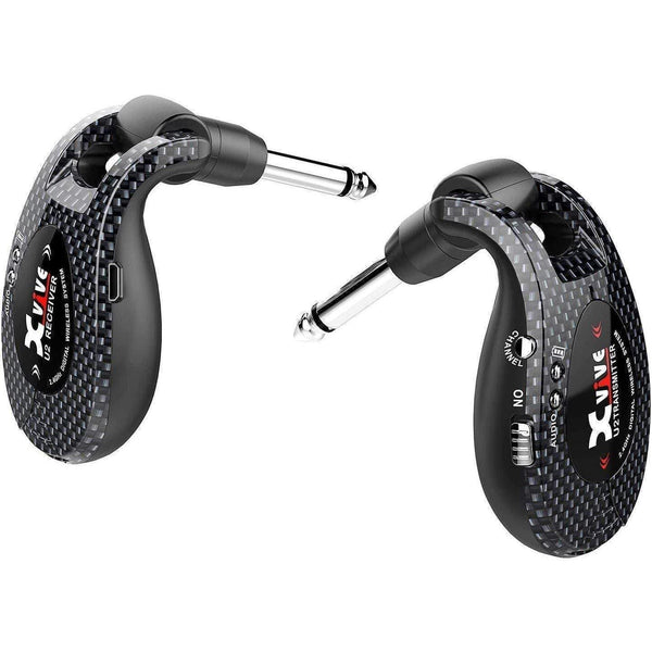 Xvive U2 Guitar Wireless System - (Black/Red/Grey/Carbon/Silver/Wooden/Blue) - MusicMajlis