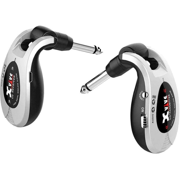 Xvive U2 Guitar Wireless System - (Black/Red/Grey/Carbon/Silver/Wooden/Blue) - MusicMajlis