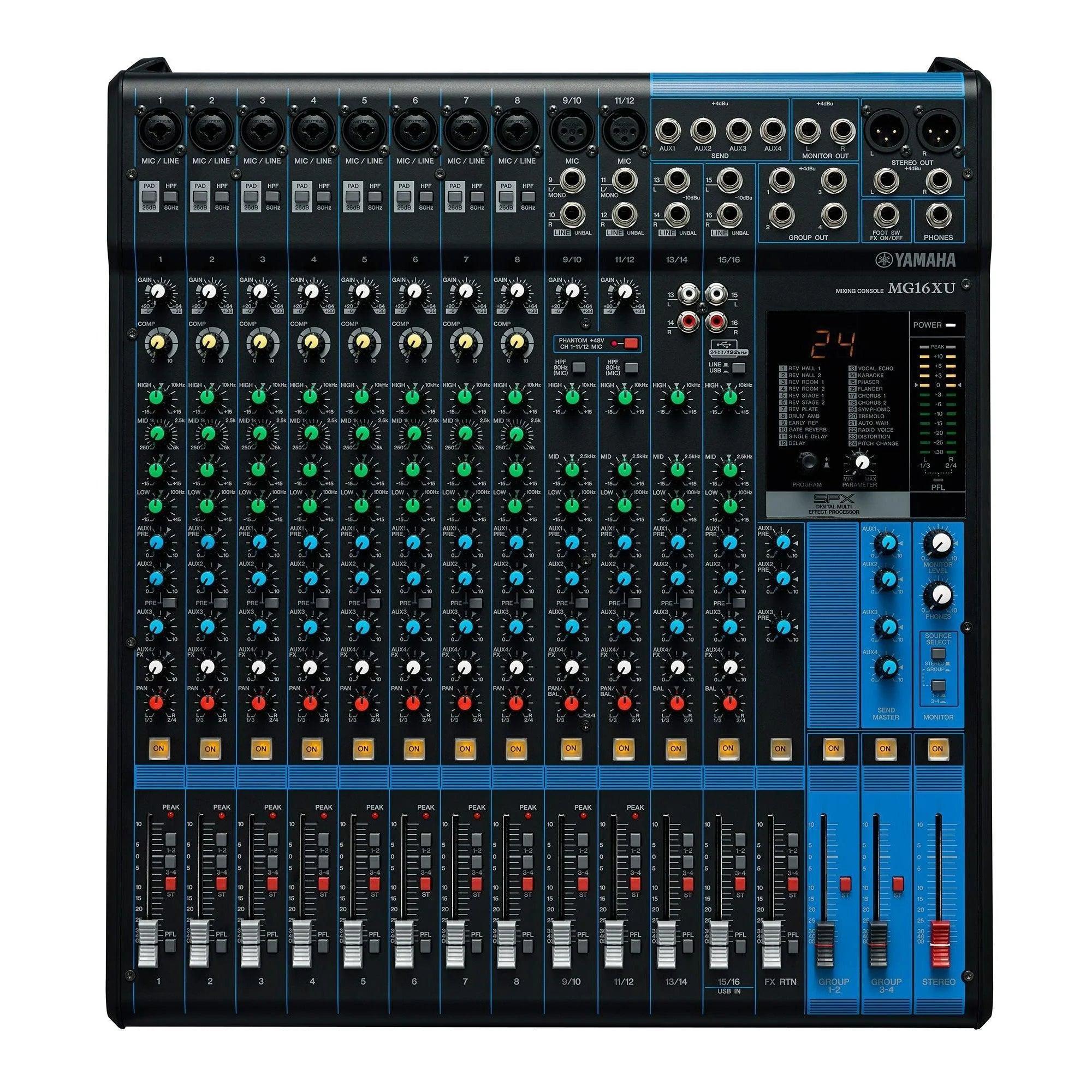 Yamaha MG16XU Analog Mixing Console - MusicMajlis