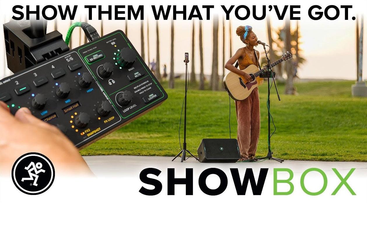 Mackie Show Box Portable PA System; One Speaker, That Does It All - MusicMajlis