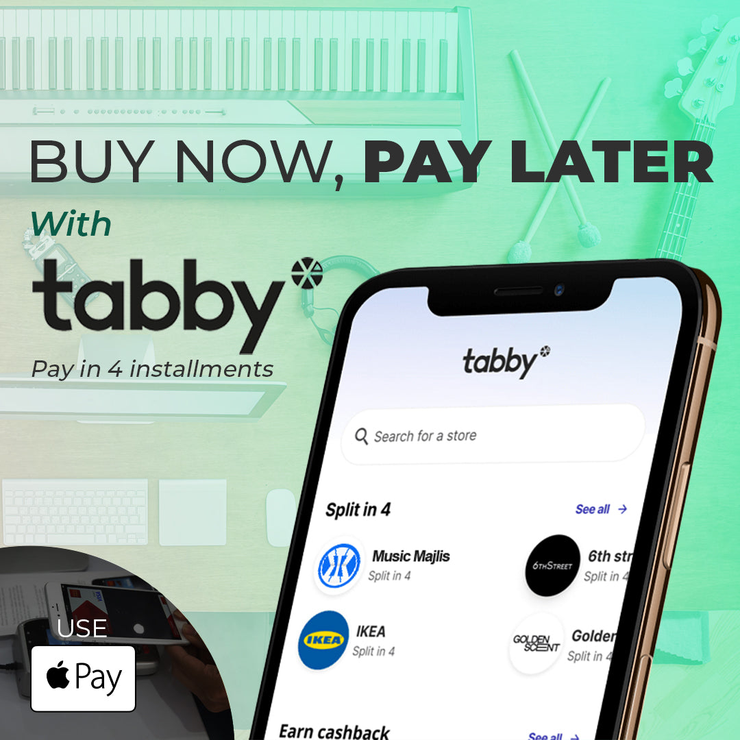 Pay in 4 Easy Installments With No Fees, Charges, or Interest - Tabby x MusicMajlis - MusicMajlis