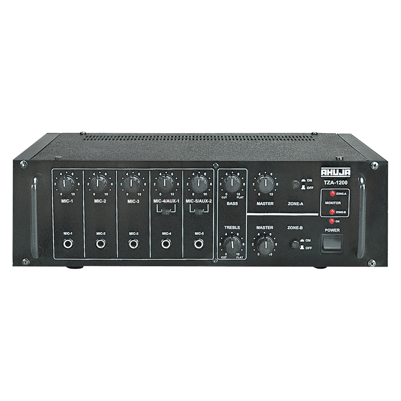 Ahuja TZA1200 2 ZONE PA MIXER AMPLIFIER