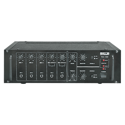 Ahuja TZA1200 2 ZONE PA MIXER AMPLIFIER