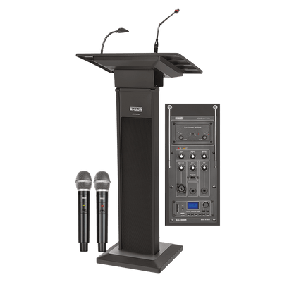 Ahuja ASL3000R PA Lectern 90W w/ 2 Hanheld Wireless Mic