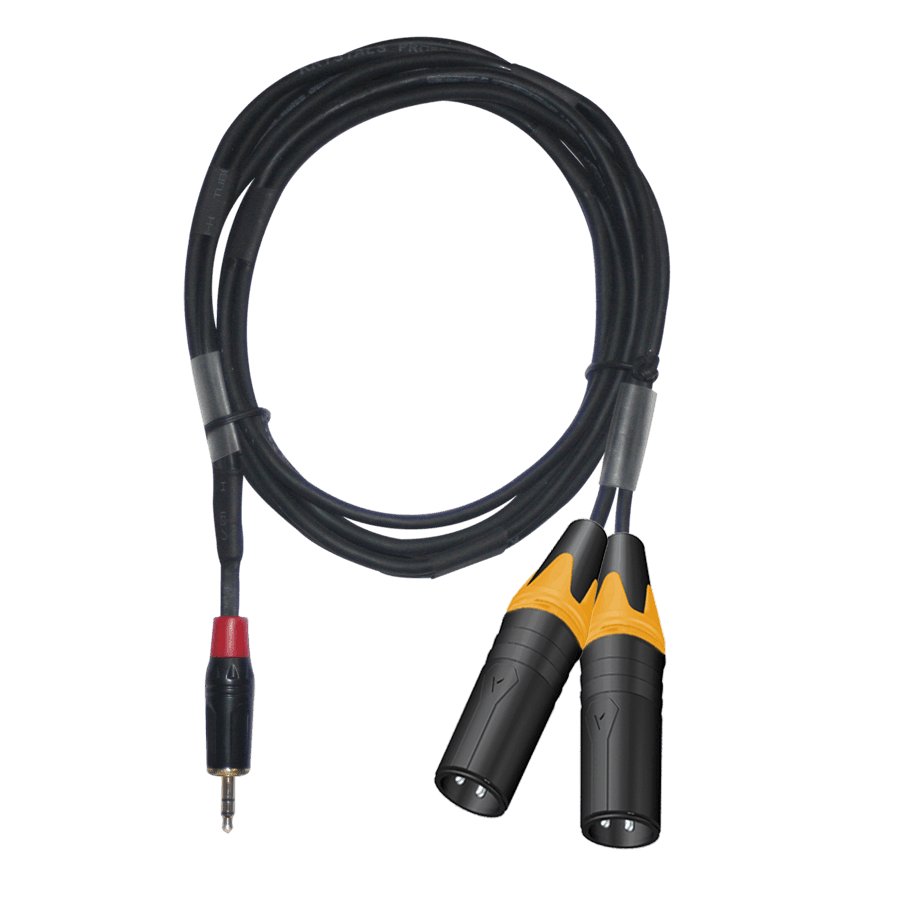 Krystals YK2XM1ES01Slm2 XLR Male to 1 Ep Stereo, 1.5 Meters