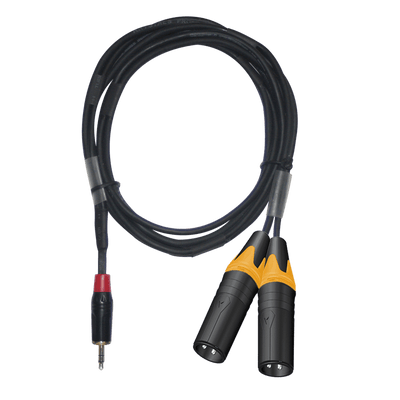 Krystals YK2XM1ES01Slm2 XLR Male to 1 Ep Stereo, 1.5 Meters