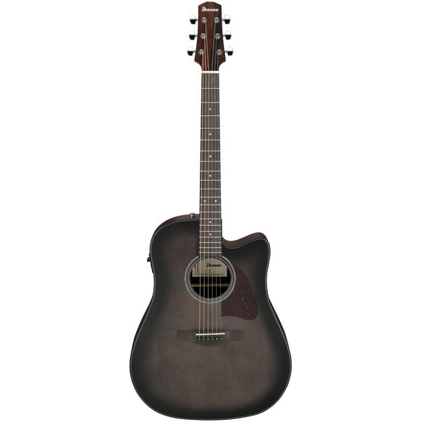 Ibanez Advanced Acoustic AAD70CE Electro-Acoustic Guitar - Transparent Charcoal Burst (AAD70CETBN)