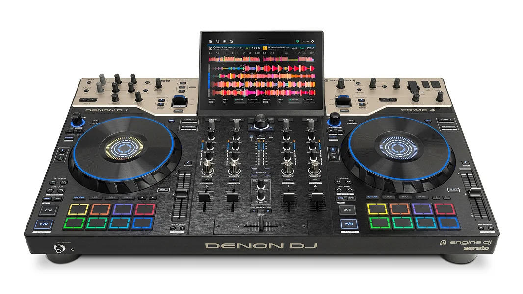 Denon DJ PRIME 4 G2 4-Channel Standalone DJ System with Built-in FX, and Stems