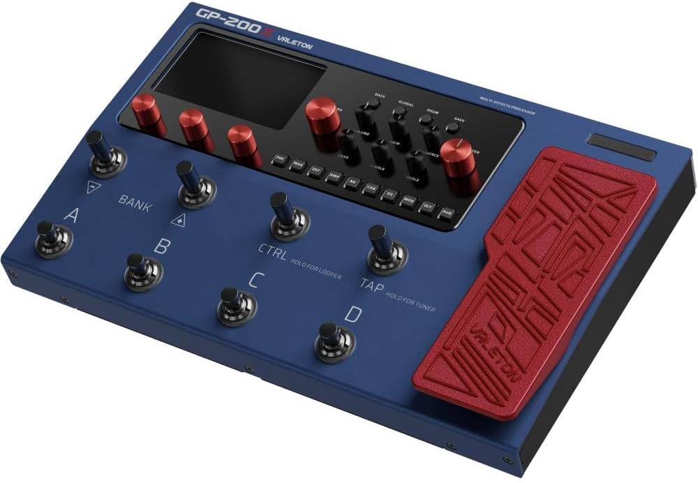 Valeton GP-200 10th Anniversary Edition Multi-Effects Processor, (with 9V power supply)