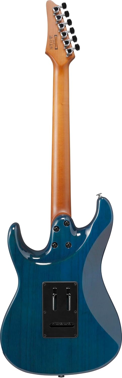 Ibanez AZ22S1FTXB Solid Body Electric Guitar - Transparent Turquoise Burst