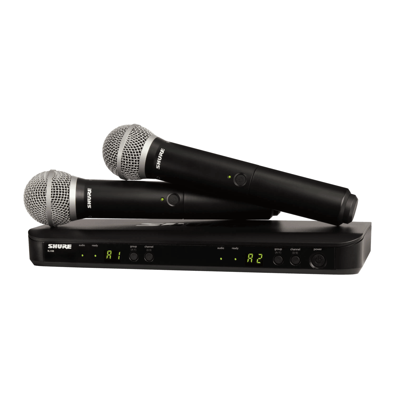 Shure BLX288/PG58 Wireless Dual Vocal System with two PG58 Handheld Transmitters