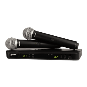 Shure BLX288/PG58 Wireless Dual Vocal System with two PG58 Handheld Transmitters