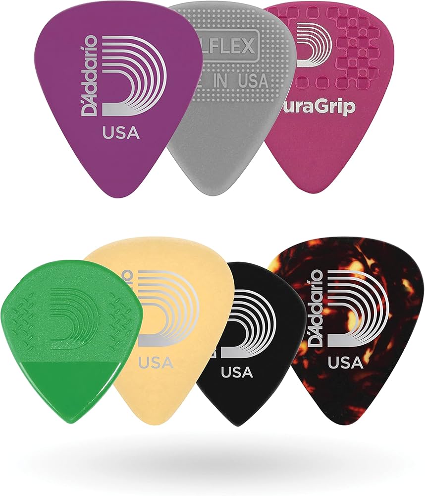 D'Addario 1XVP6-5 Guitar Pick Variety Pack - Heavy-5 PC Pack
