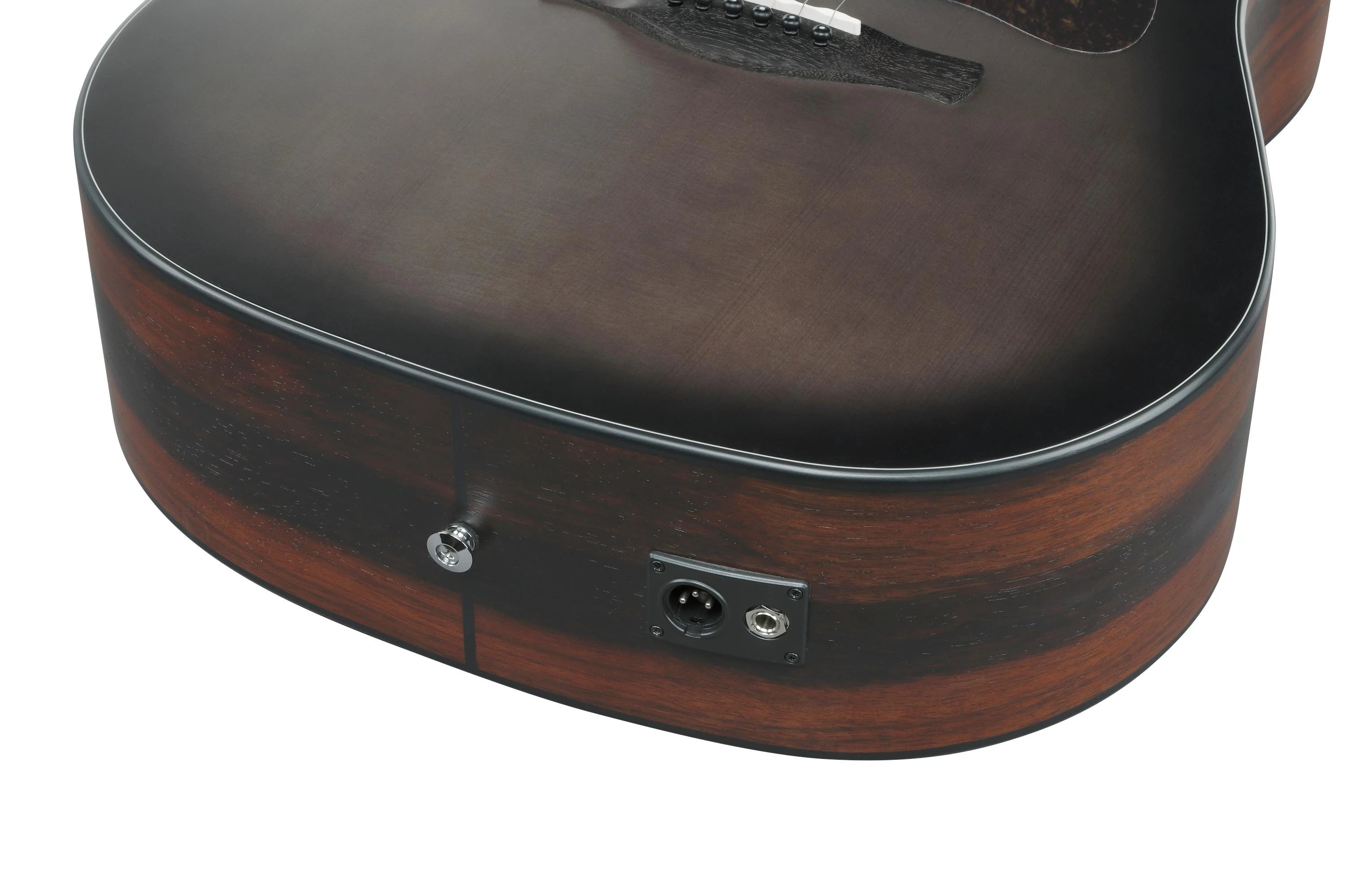 Ibanez Advanced Acoustic AAD70CE Electro-Acoustic Guitar - Transparent Charcoal Burst (AAD70CETBN)