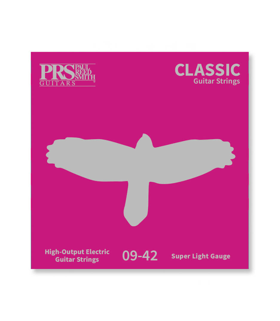 PRS	ACC0942C Electric Guitar Strings Classic Series, Super Light .009 - .042 Gauge