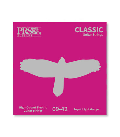 PRS	ACC0942C Electric Guitar Strings Classic Series, Super Light .009 - .042 Gauge