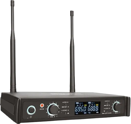 Ahuja AWM 800U2  Dual UHF Wireless Microphone
