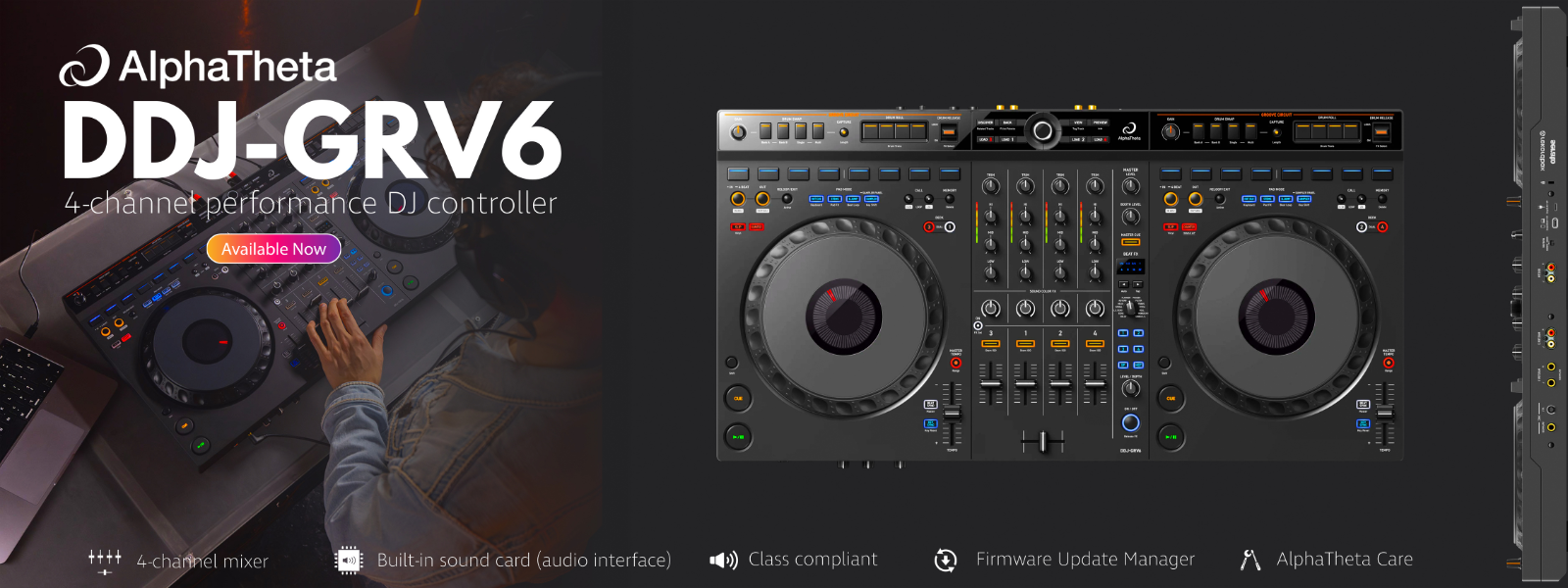 Alphatheta DDJ-GRV6 DJ System