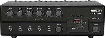 Ahuja DPA770M PA Amplifier With Built-In Player DPA-770
