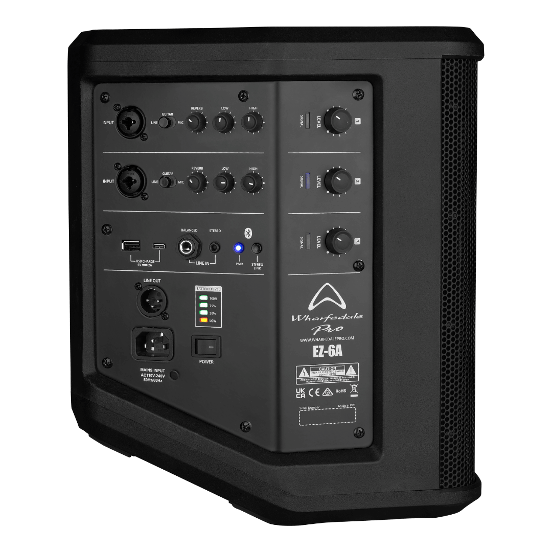 Wharfedale Pro EZ-6A 6.5" Battery Bluetooth PA Speaker