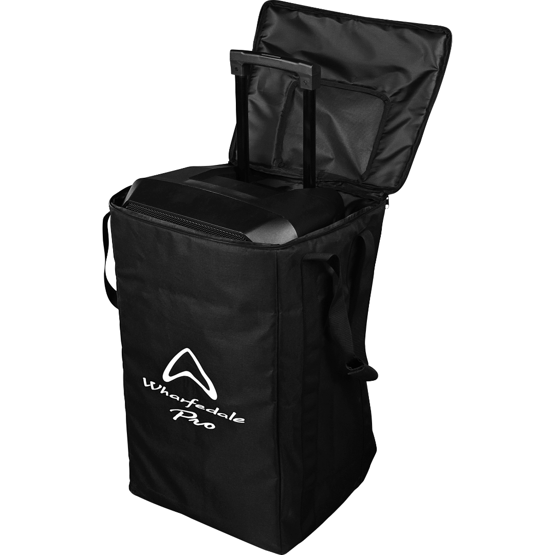 Wharfedale Pro EZ-PZ 100W Portable Battery Powered PA Speaker With 2 Wireless Mics & Tour Bag