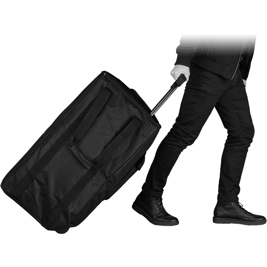 Wharfedale Pro EZ-PZ 100W Portable Battery Powered PA Speaker With 2 Wireless Mics & Tour Bag