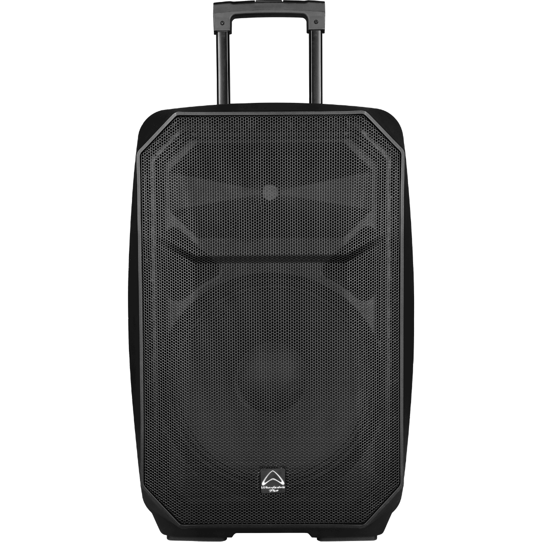 Wharfedale Pro EZ-PZ 100W Portable Battery Powered PA Speaker With 2 Wireless Mics & Tour Bag