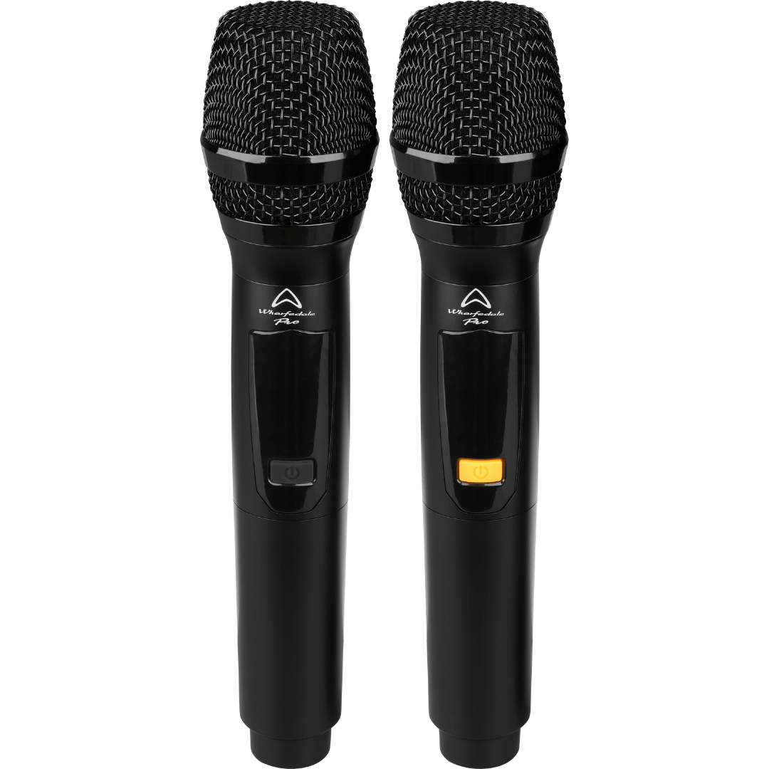 Wharfedale Pro EZ-PZ 100W Portable Battery Powered PA Speaker With 2 Wireless Mics & Tour Bag