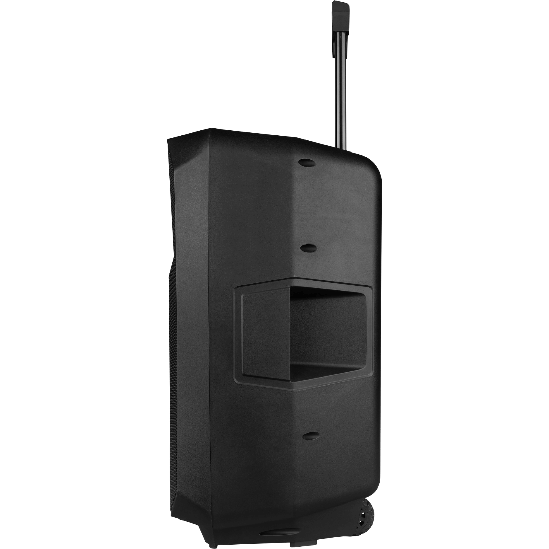 Wharfedale Pro EZ-PZ 100W Portable Battery Powered PA Speaker With 2 Wireless Mics & Tour Bag