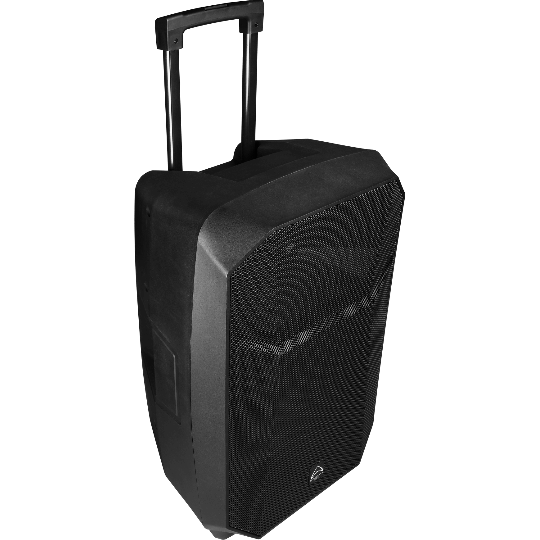 Wharfedale Pro EZ-PZ 100W Portable Battery Powered PA Speaker With 2 Wireless Mics & Tour Bag