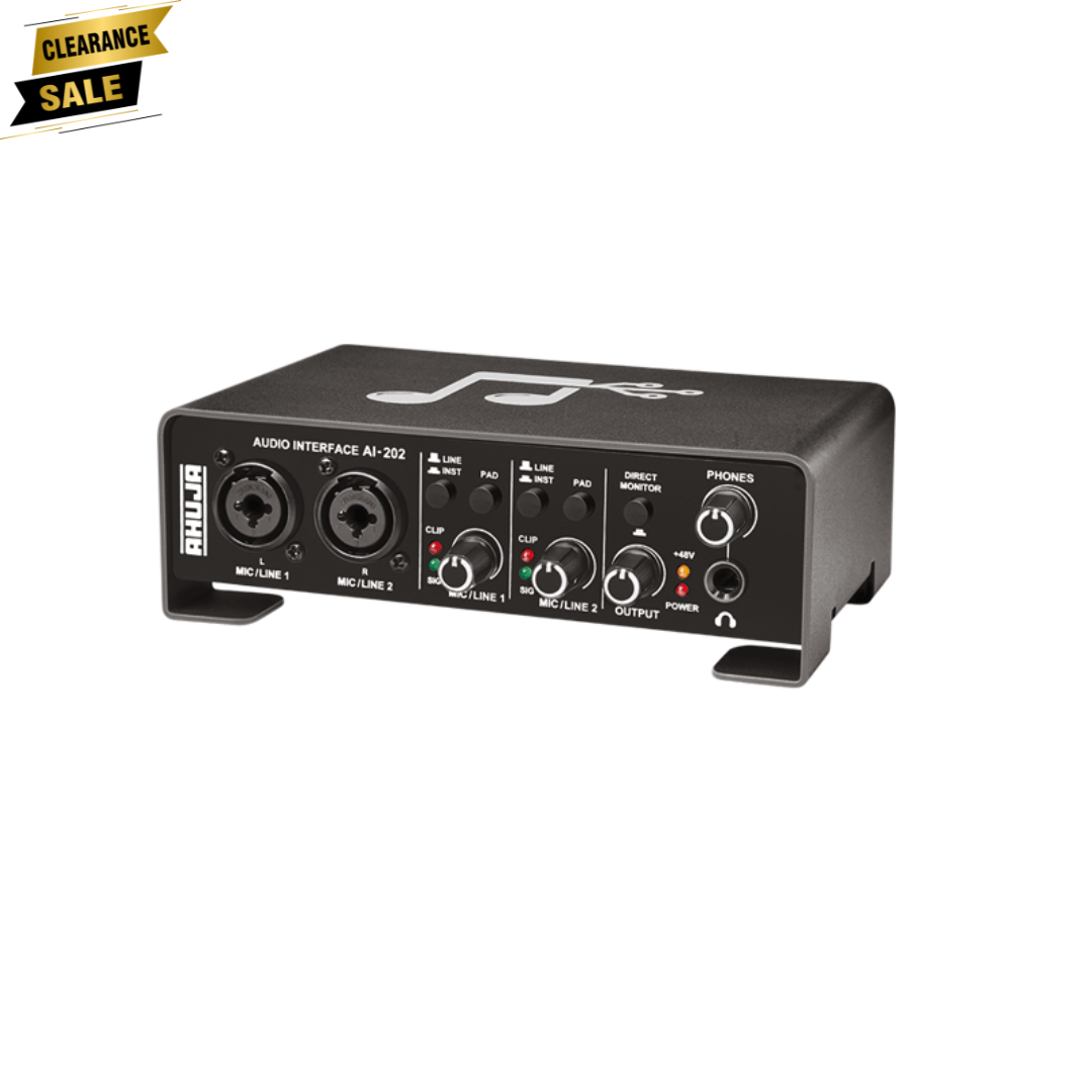 Ahuja AI202 PA Effect Processor 2 x 2 USB Audio Interface