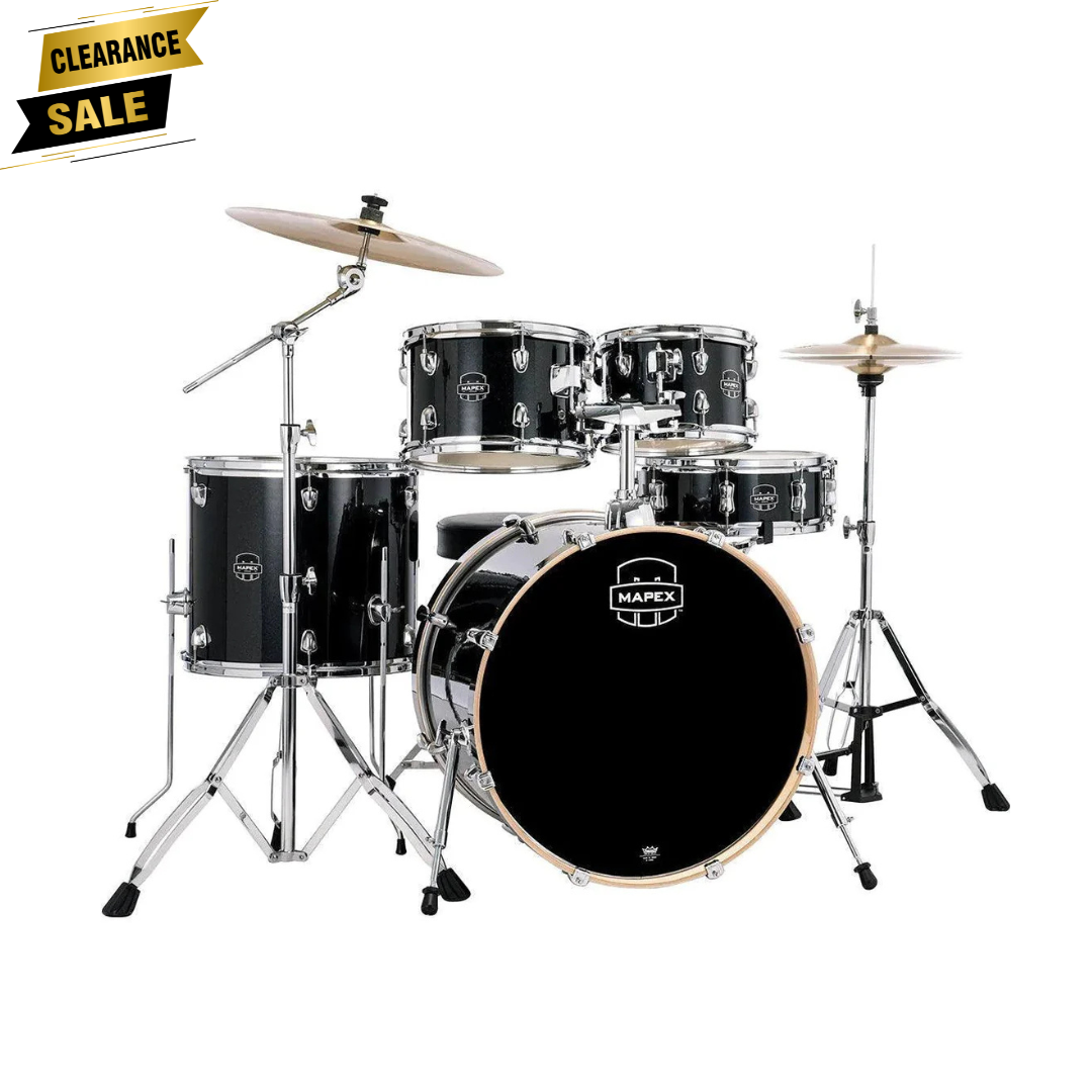Mapex VE5294FTCVH Drums Venus Rock 5pc Drum Set with Cymbals & Throne
