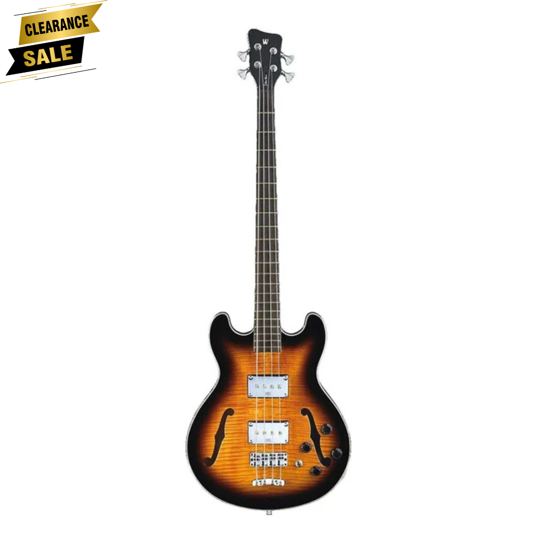 Warwick Teambuilt Pro Series Star Bass, 4-String - Vintage Sunburst Transparent High Polish (Display Piece)