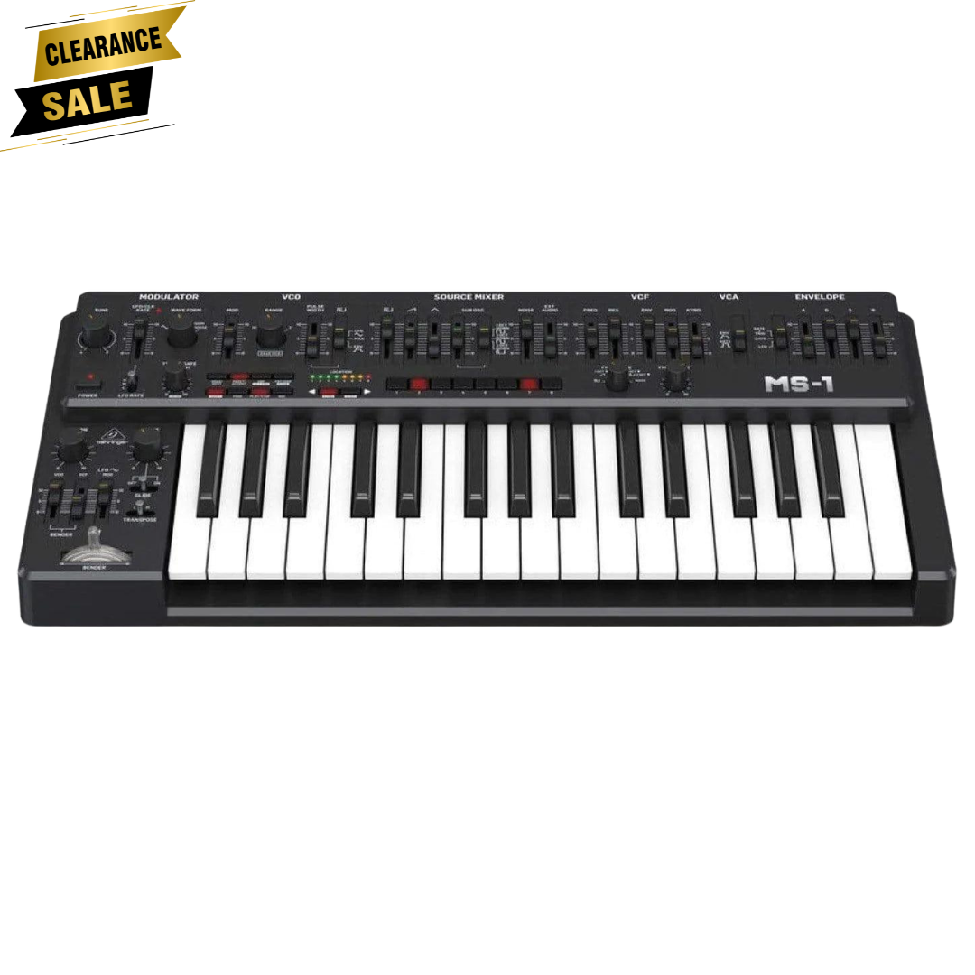 Behringer MS-1 Analog Synthesizer with Live Performance Kit
