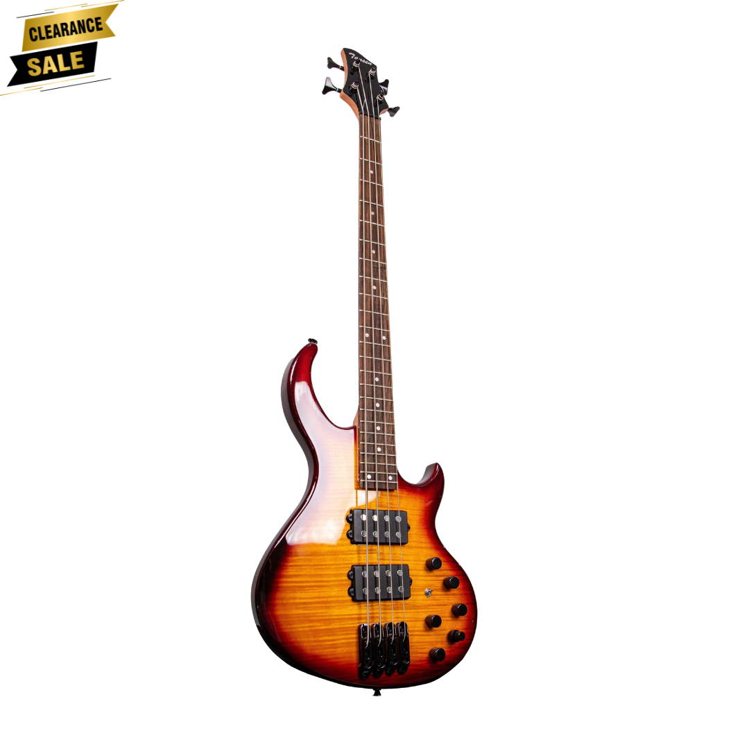 Tansen B444BS Guitar Bass Electric 4-String Laurel Fingerboard HH Pickups