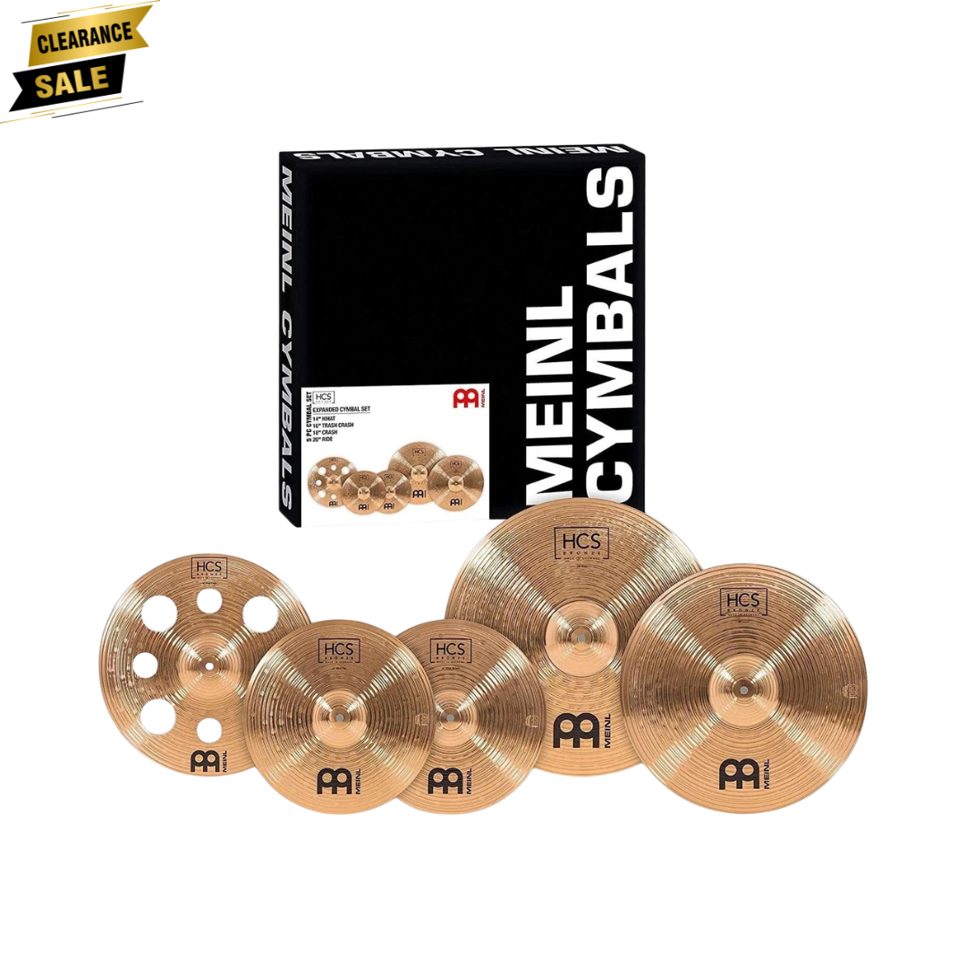 Meinl HCSB14161820 HCS Bronze Set Cymbals 14"HH+16"TRC+18"C+20"R