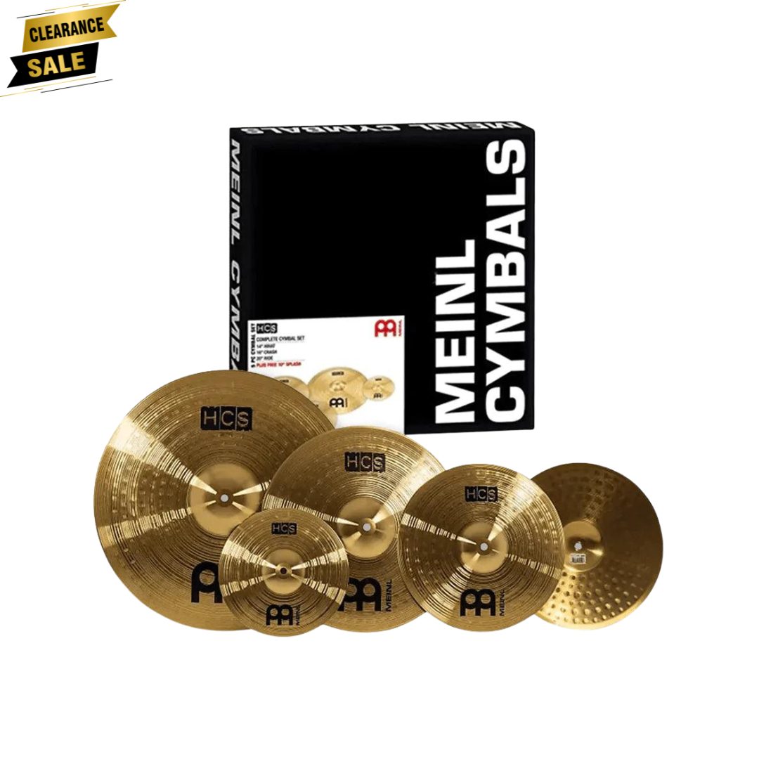 Meinl HCS141620 14"HH+16"C+20"R+10"SPLASH 4PC Cymbal Set