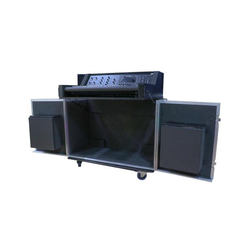 Music Majlis Custom Flight Case with Hydraulics Flip and Dog House for Midas M32Live