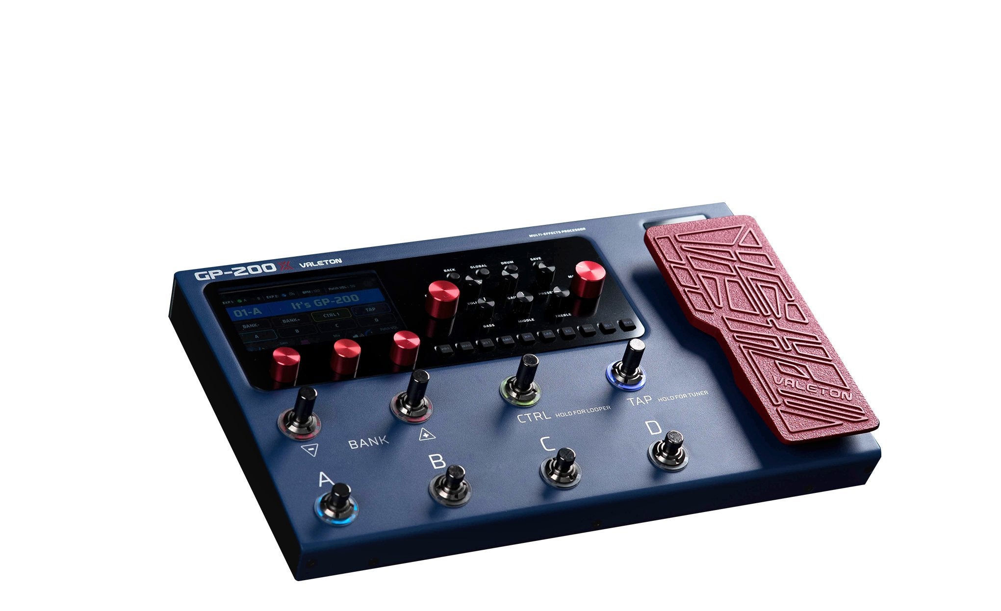 Valeton GP-200 10th Anniversary Edition Multi-Effects Processor, (with 9V power supply)