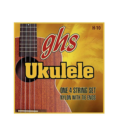 GHS H10 Ukulele Strings Soprano Concert Black Nylon
