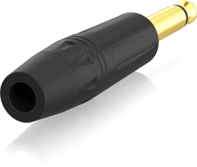 Behringer 4MGBK Professional 1/4" TS Male Gold Connector