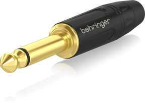 Behringer 4MGBK Professional 1/4" TS Male Gold Connector