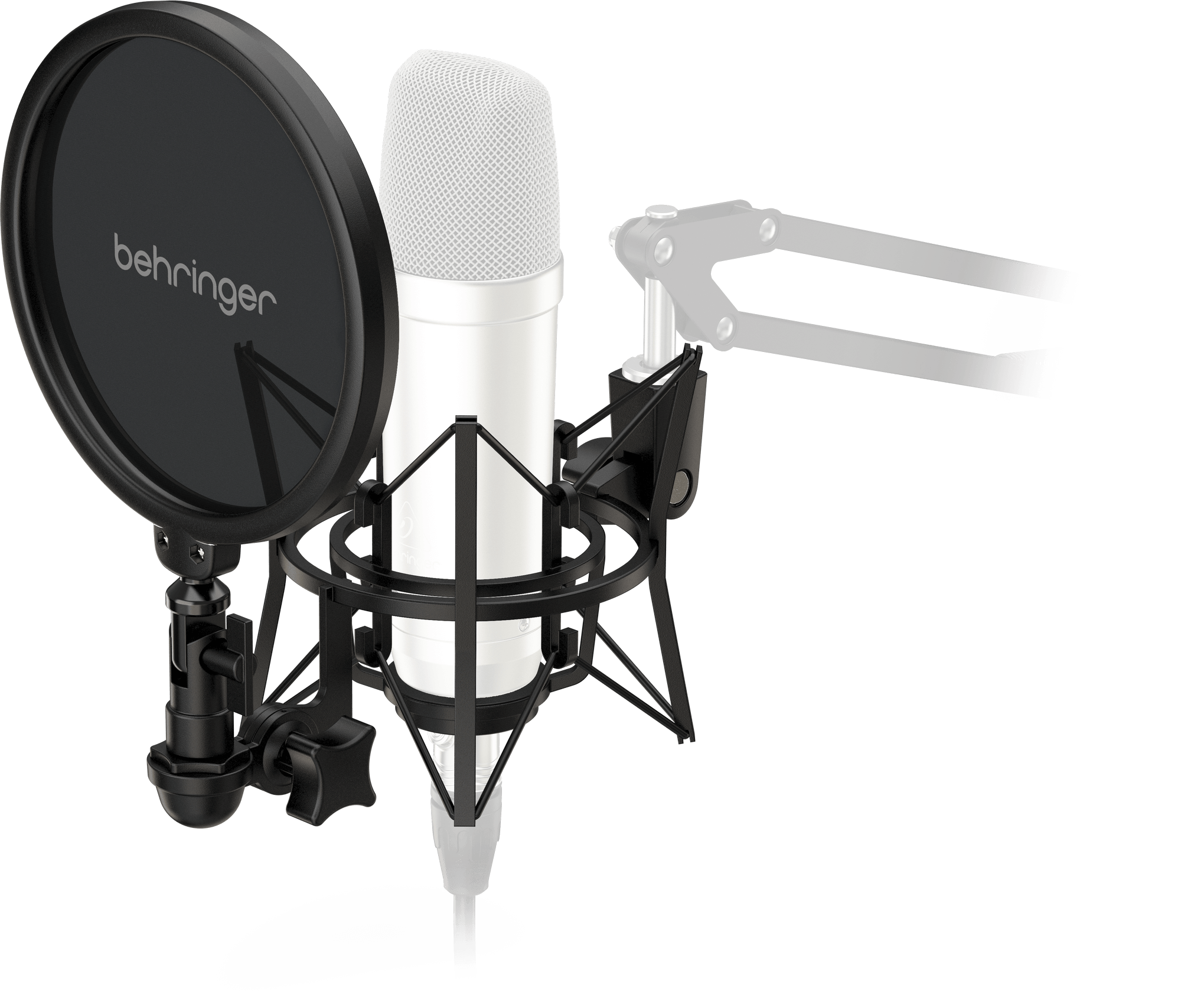 Behringer SMP1000 Heavy-Duty Shock Mount with Detachable Pop Filter